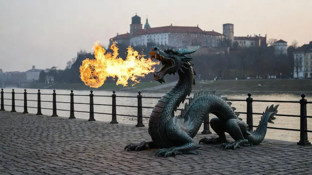 Co ile minut zieje Smok Wawelski?
