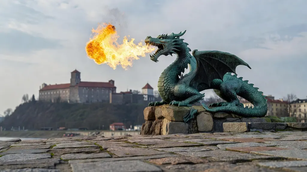 Co ile minut zieje Smok Wawelski?